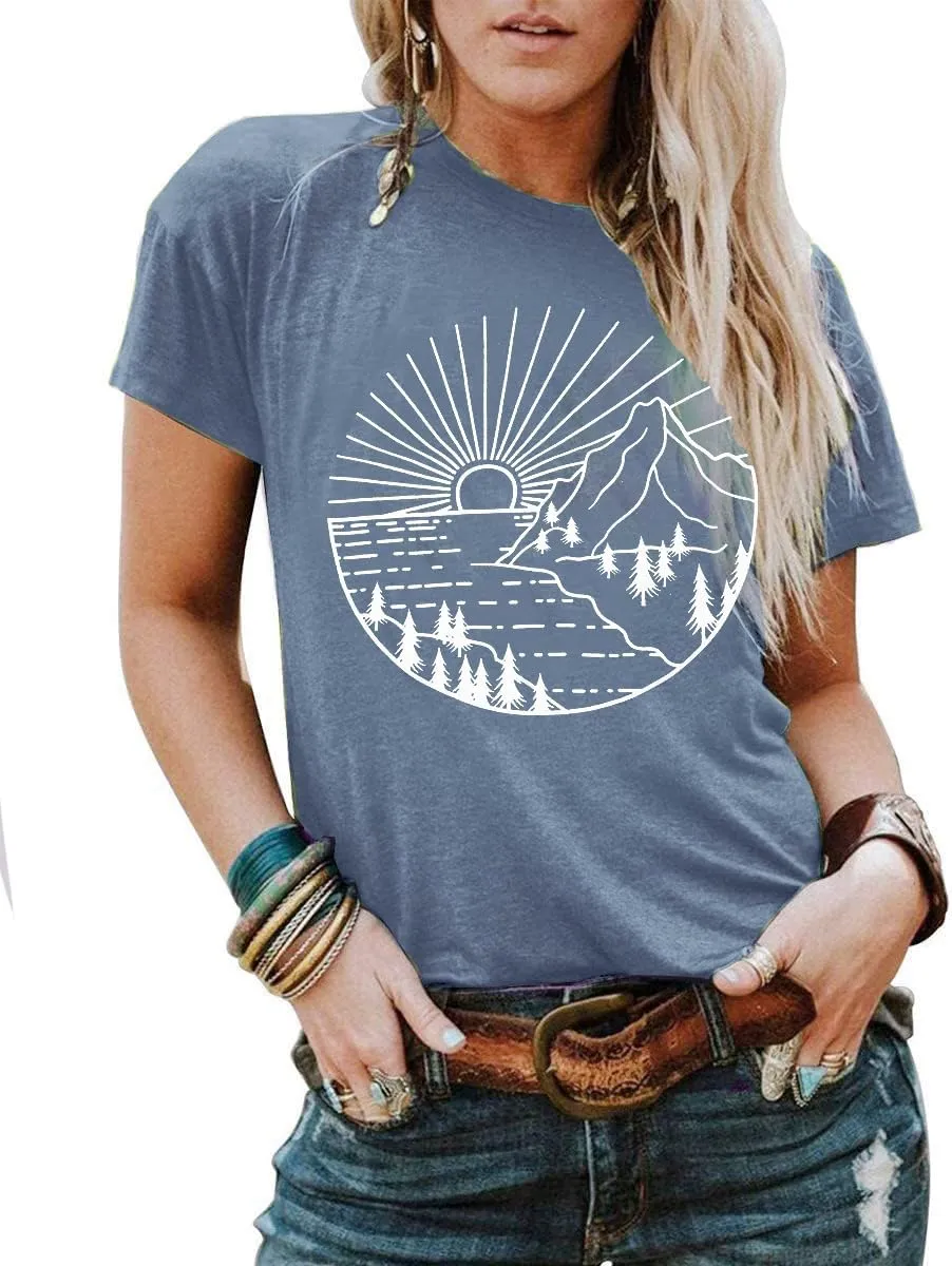 Mama Motherhood Oversized Tshirt Women Funny Graphic Trendy Mom Life Shirts Drop Shoulder Tee Tops