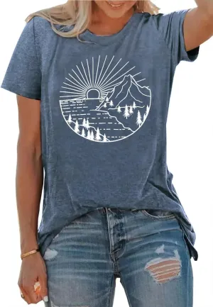 Mama Motherhood Oversized Tshirt Women Funny Graphic Trendy Mom Life Shirts Drop Shoulder Tee Tops