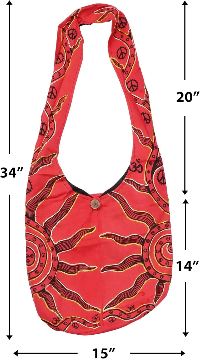 Mandala Crafts Hippie Bag for Women - Boho Purse Hobo Crossbody Bags for Women