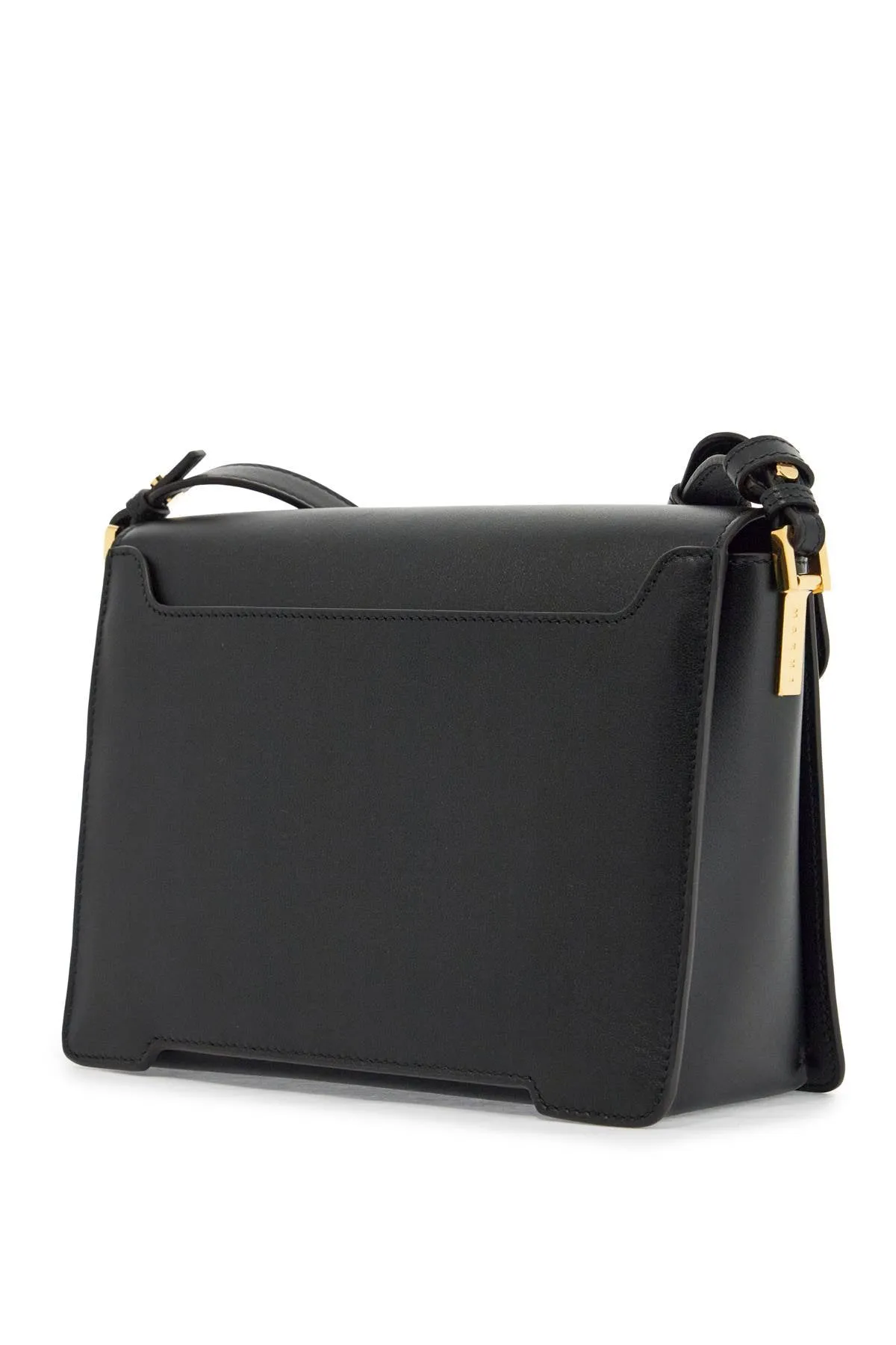 Marni Calfskin Shopping Bag With Distinctive Black Closure