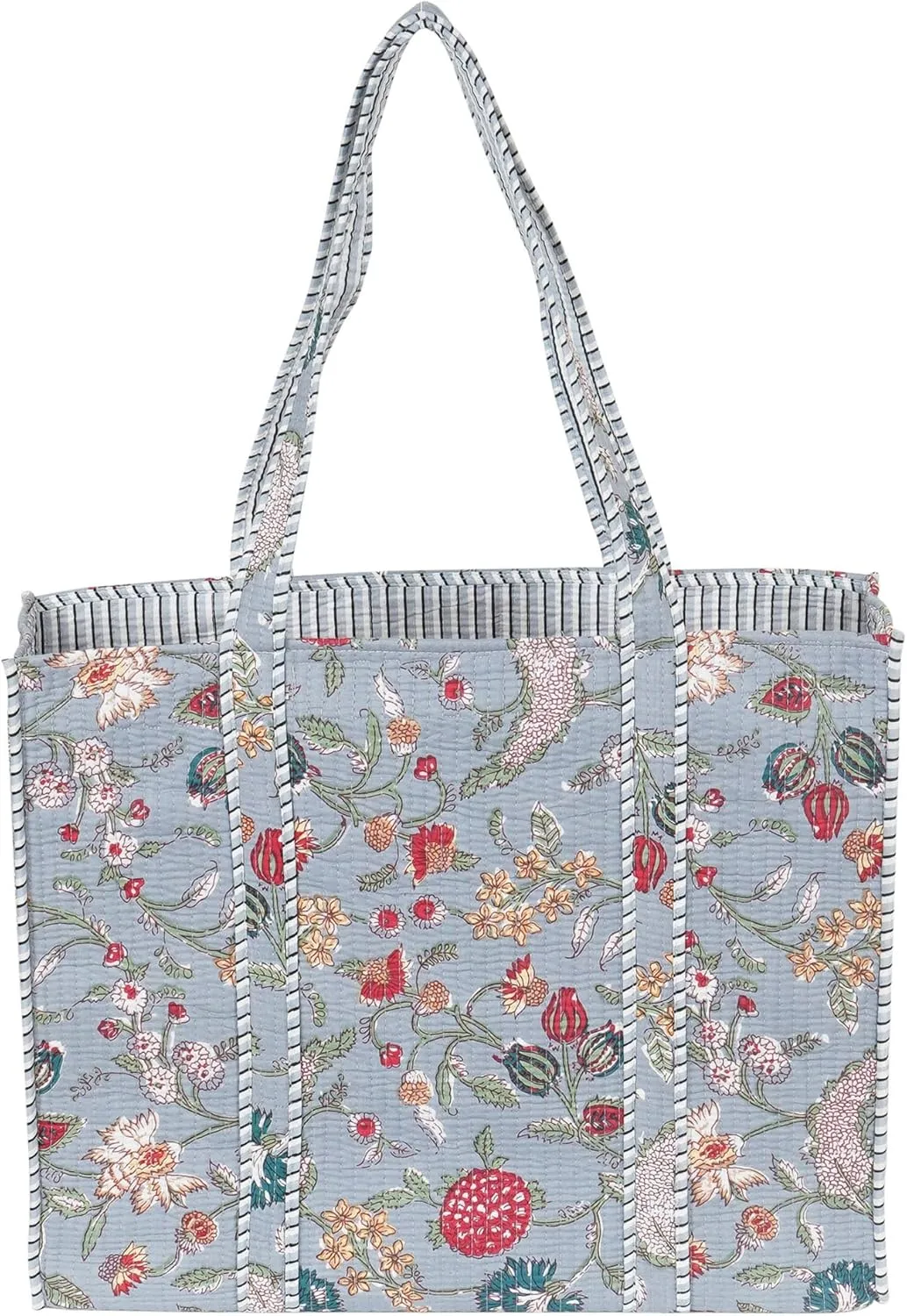 Marubhumi Women Lightweight Travel Bag Purse Cotton Shoulder Tote Bag For Shopping Grocery & Beach Bag