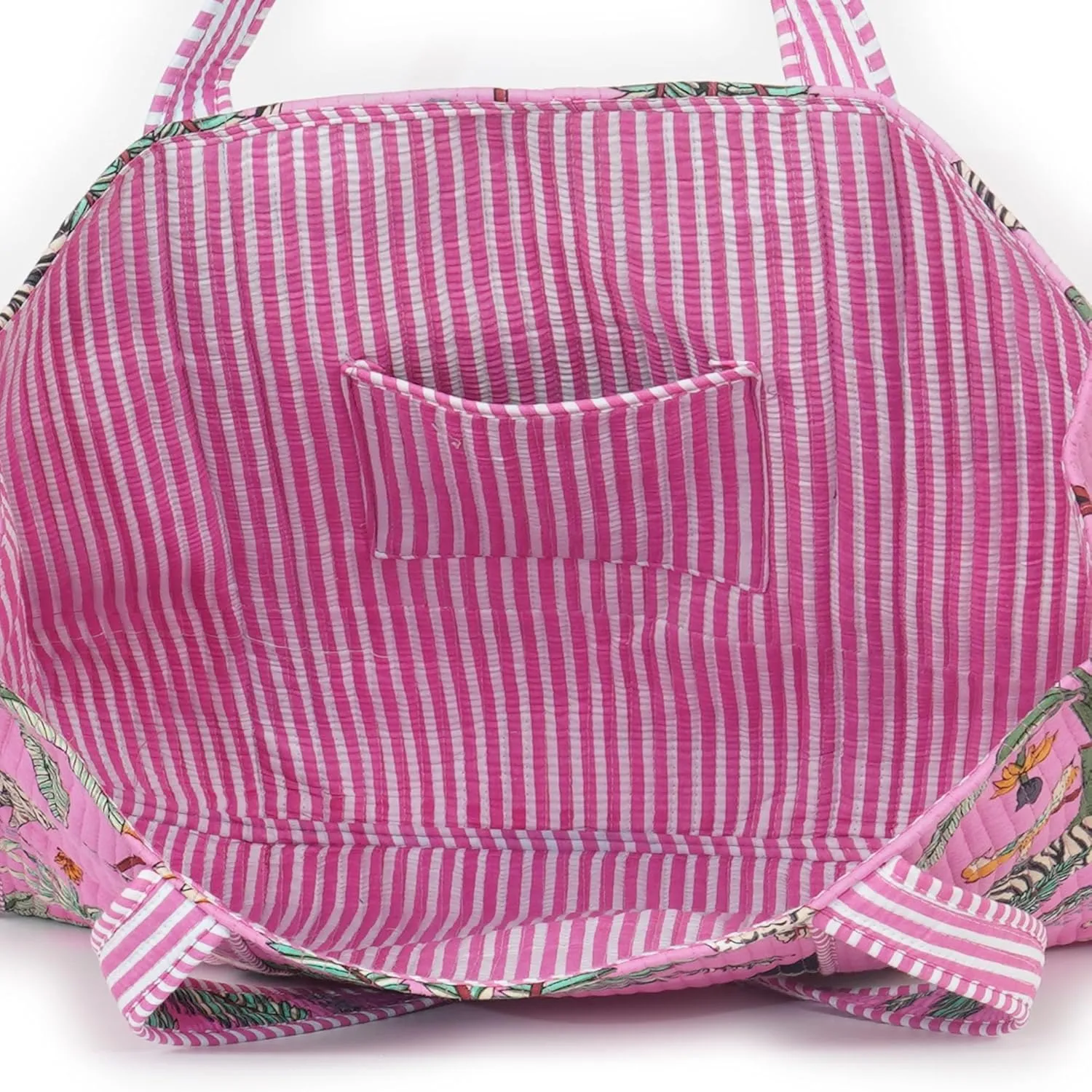 Marubhumi Women Lightweight Travel Bag Purse Cotton Shoulder Tote Bag For Shopping Grocery & Beach Bag