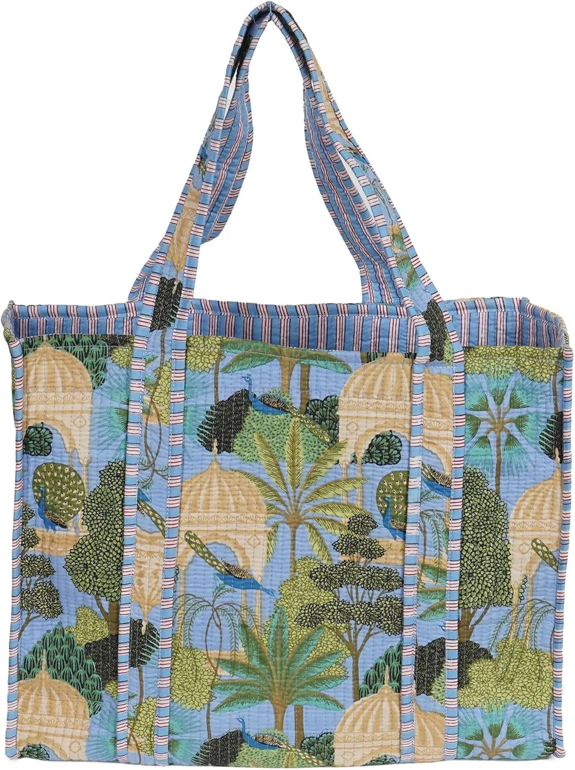Marubhumi Women Lightweight Travel Bag Purse Cotton Shoulder Tote Bag For Shopping Grocery & Beach Bag