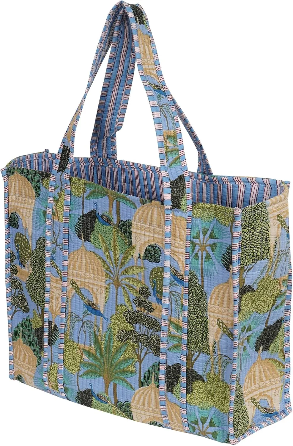 Marubhumi Women Lightweight Travel Bag Purse Cotton Shoulder Tote Bag For Shopping Grocery & Beach Bag