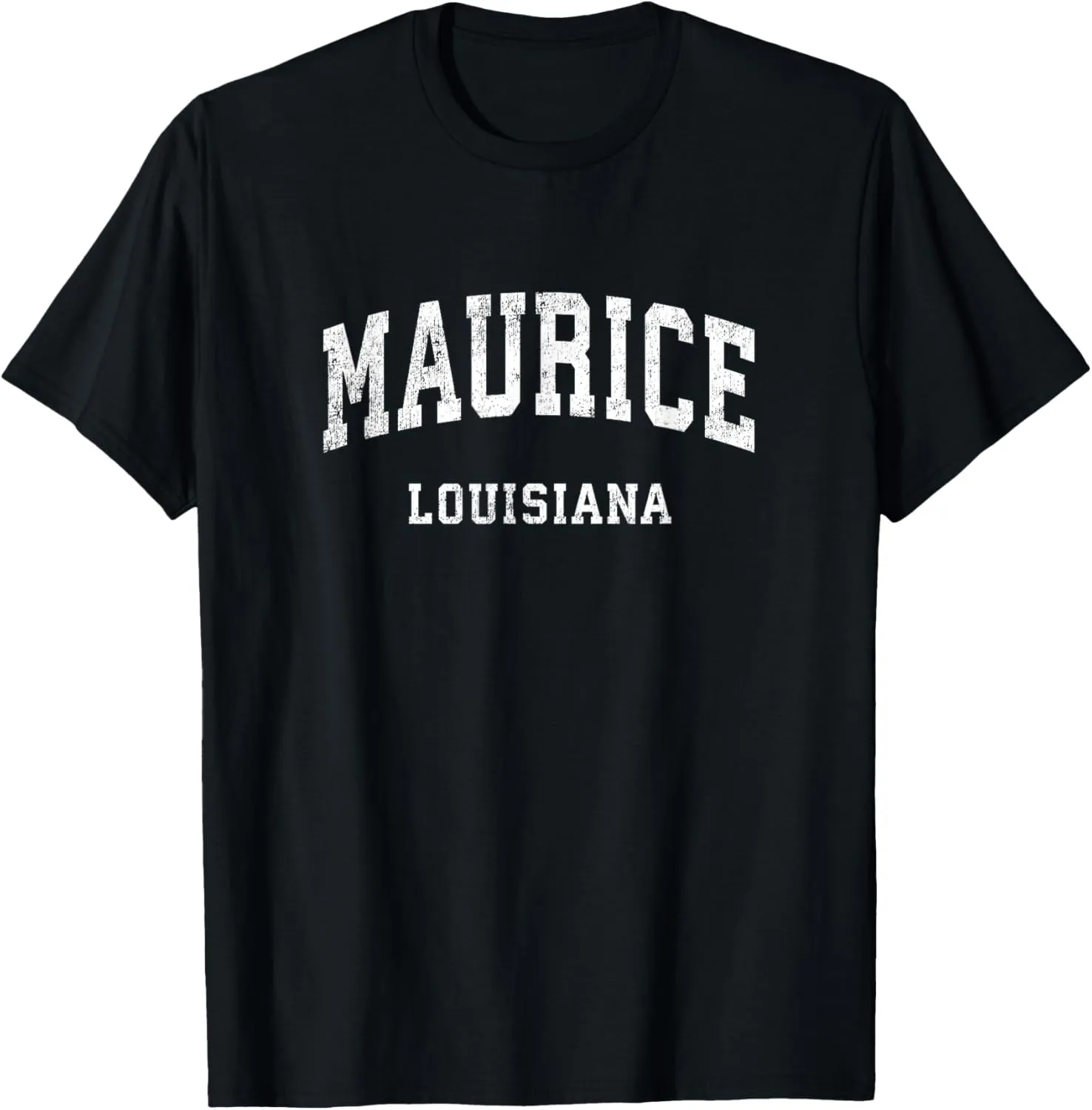 Maurice Louisiana LA Vintage Athletic Sports Design T-Shirt