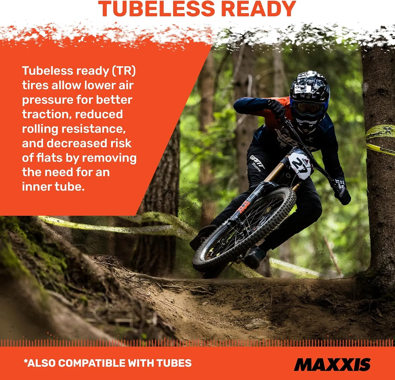 MAXXIS Minion DHF - 3C MaxxTerra - 29, 27.5, 26, 24 - EXO, EXO , DD - E25 Rating, Tubeless | Gold Standard of Gravity Focused Tread