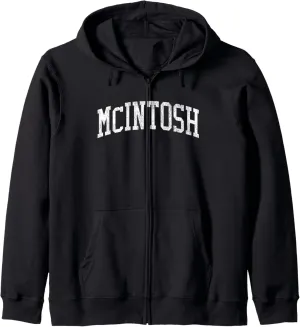 McIntosh NM Vintage Athletic Sports JS02 Zip Hoodie