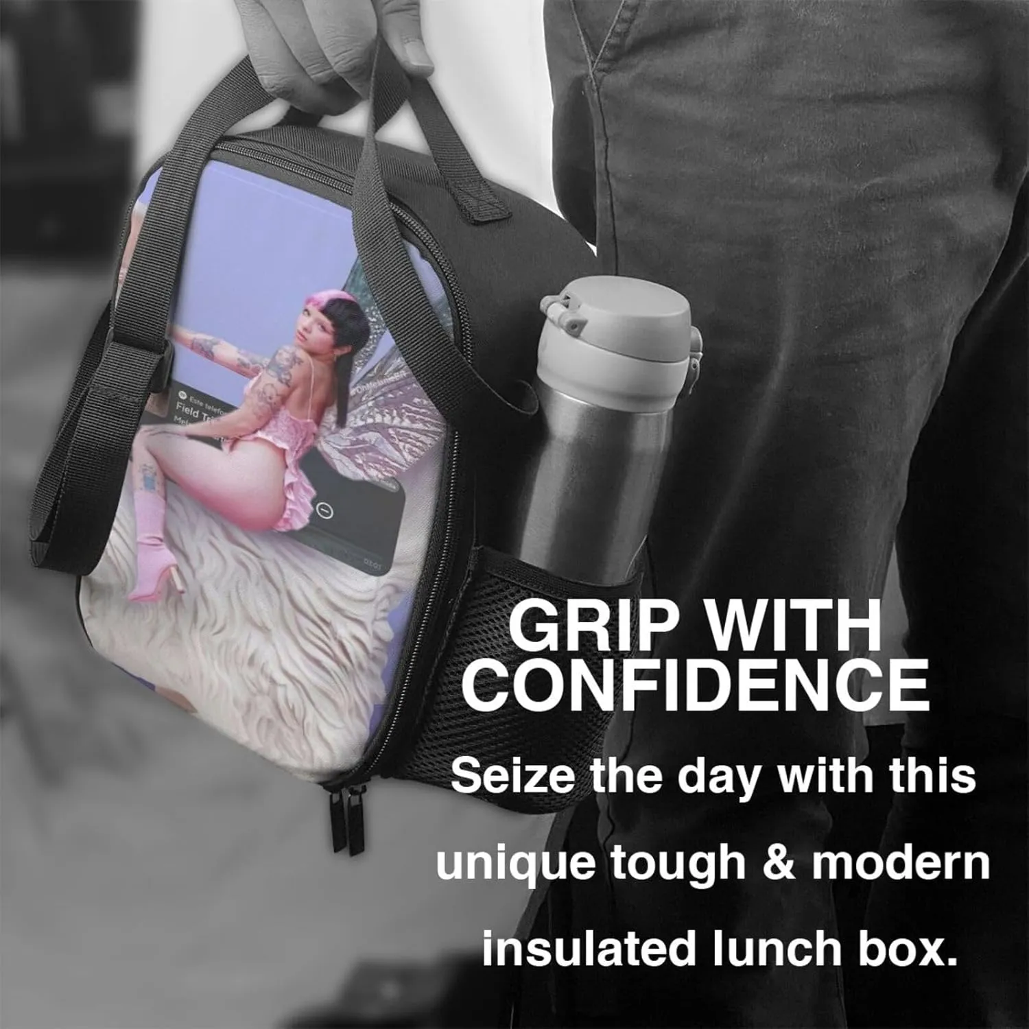 Mela-Nie Martinez Pink Shopping Bag, Suitable For Work, Picnics, And Daily Travel, Can Be Carried On One Shoulder