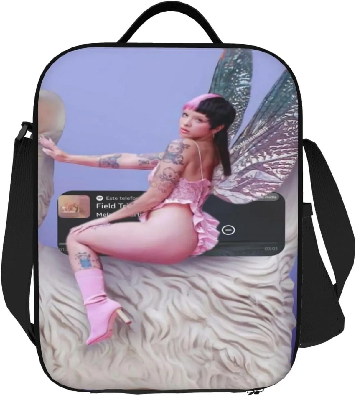 Mela-Nie Martinez Pink Shopping Bag, Suitable For Work, Picnics, And Daily Travel, Can Be Carried On One Shoulder