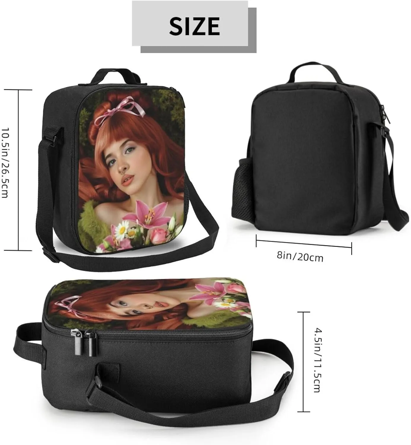 Mela-Nie Martinez Pink Shopping Bag, Suitable For Work, Picnics, And Daily Travel, Can Be Carried On One Shoulder