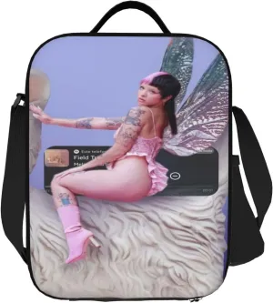 Mela-Nie Martinez Pink Shopping Bag, Suitable For Work, Picnics, And Daily Travel, Can Be Carried On One Shoulder