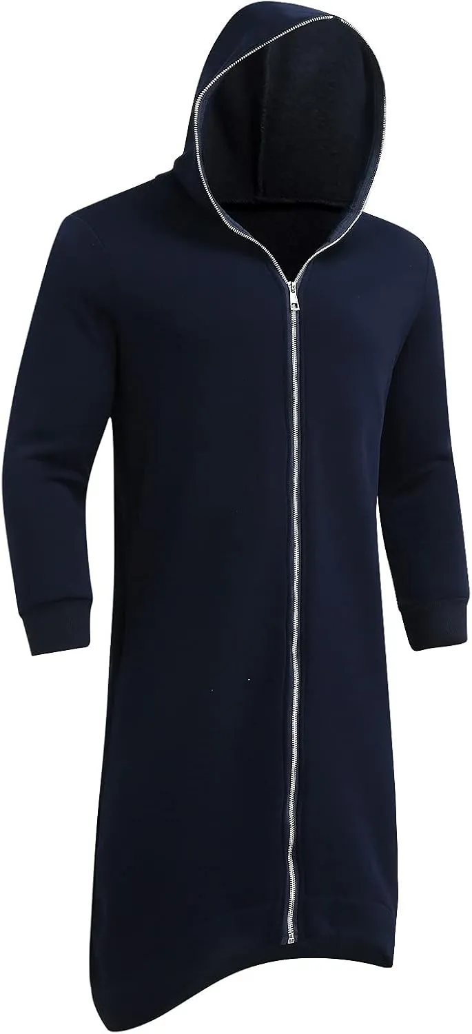 Mens Hoodies And Winter Fashion Loose Plus Size Hooded Pullover Sweater Pullover Hooded Sweatshirt for Men Long
