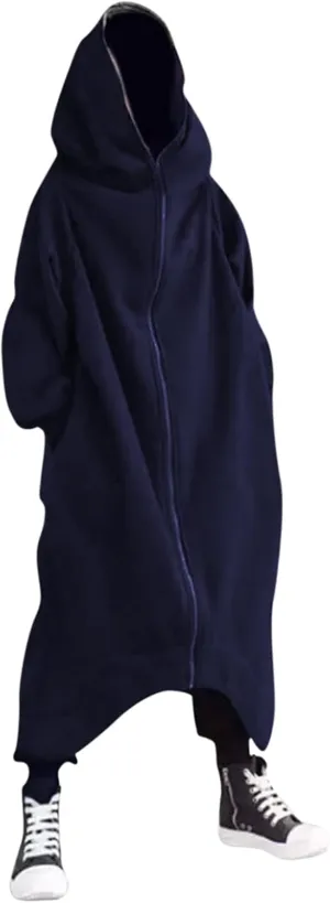 Mens Hoodies And Winter Fashion Loose Plus Size Hooded Pullover Sweater Pullover Hooded Sweatshirt for Men Long