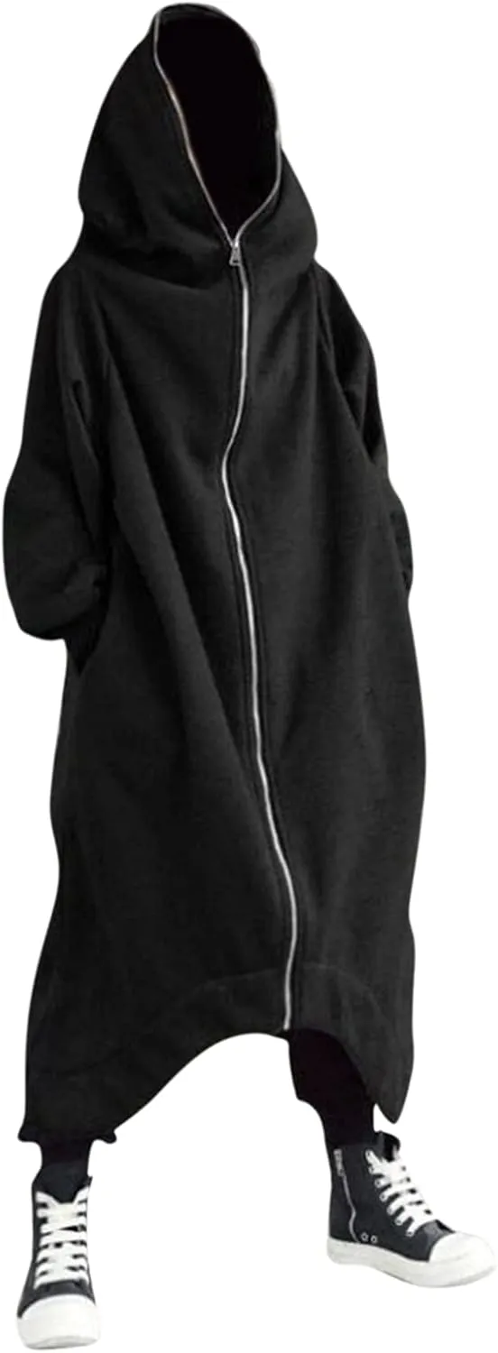Mens Hoodies And Winter Fashion Loose Plus Size Hooded Pullover Sweater Pullover Hooded Sweatshirt for Men Long