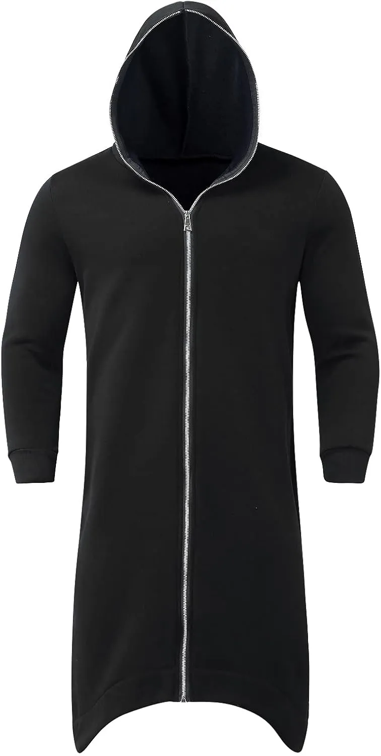Mens Hoodies And Winter Fashion Loose Plus Size Hooded Pullover Sweater Pullover Hooded Sweatshirt for Men Long