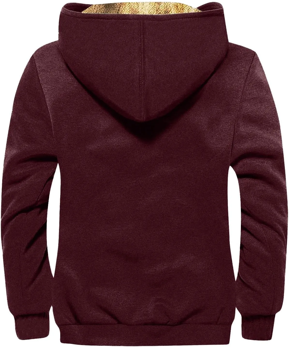 Mens Vintage Fleece Jacket Sherpa Lined Winter Coats Winter Warm Tactical Jackets Windproof Varsity Coat Plus Size