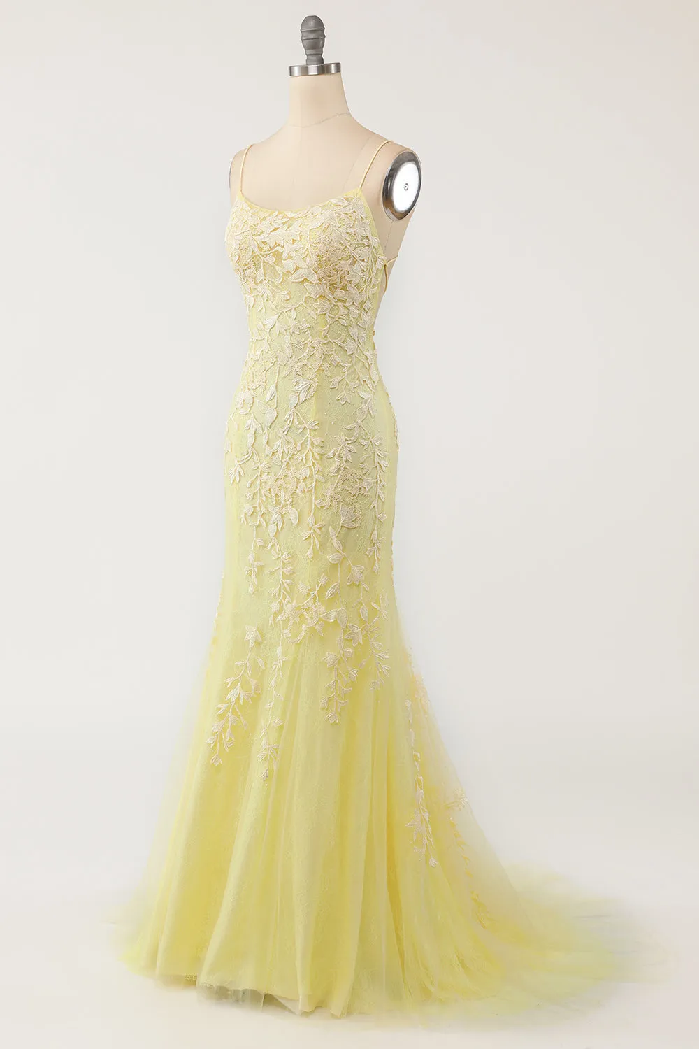 Mermaid Prom Dress Blue Long Evening Dress Backless Evening Dress