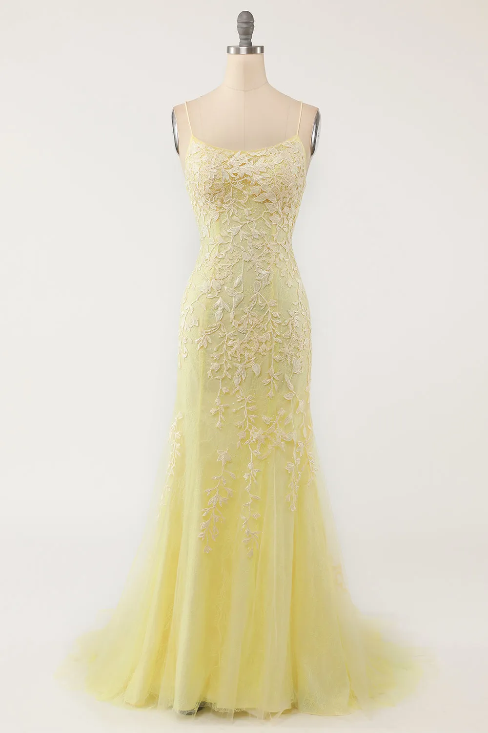 Mermaid Prom Dress Blue Long Evening Dress Backless Evening Dress