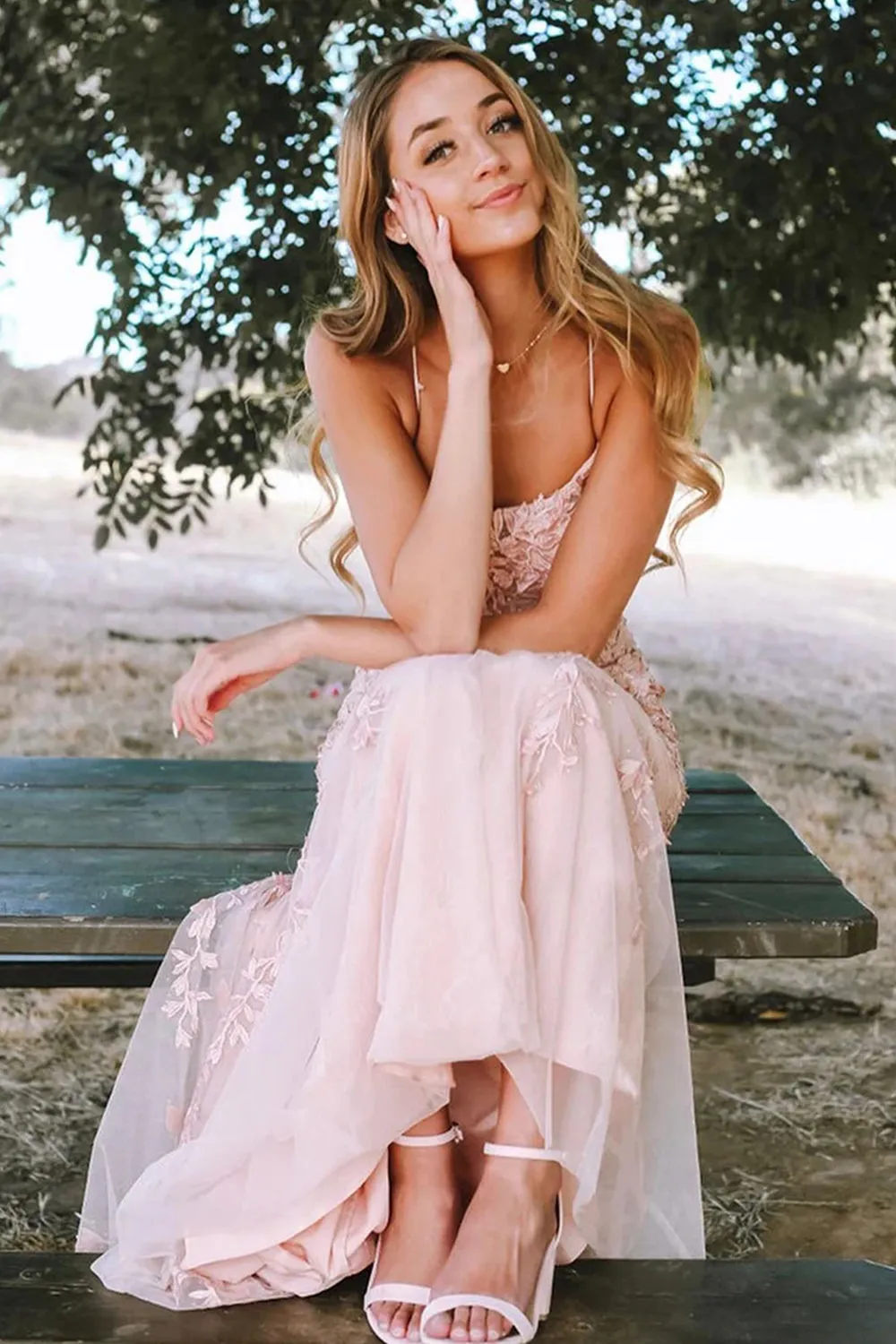 Mermaid Prom Dress Blue Long Evening Dress Backless Evening Dress
