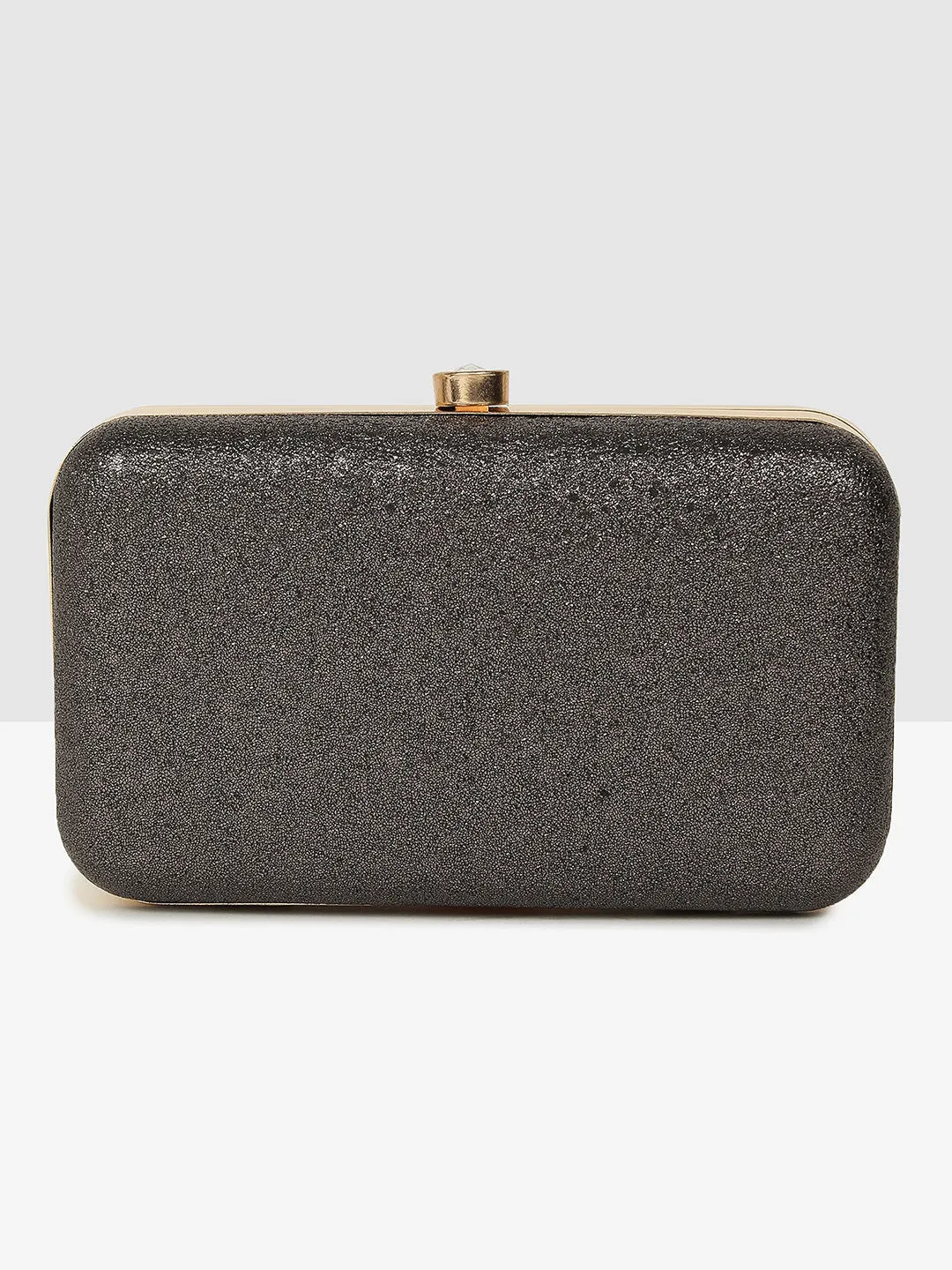 Midnight Chic Chain Clutch