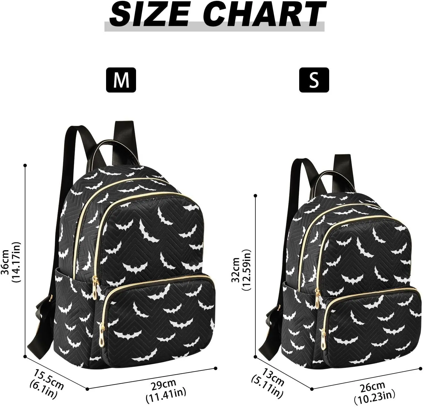 Mini Backpack Purse for Girls Halloween Bat Casual Travel Daypacks Shoulder Bag for Ladies Women