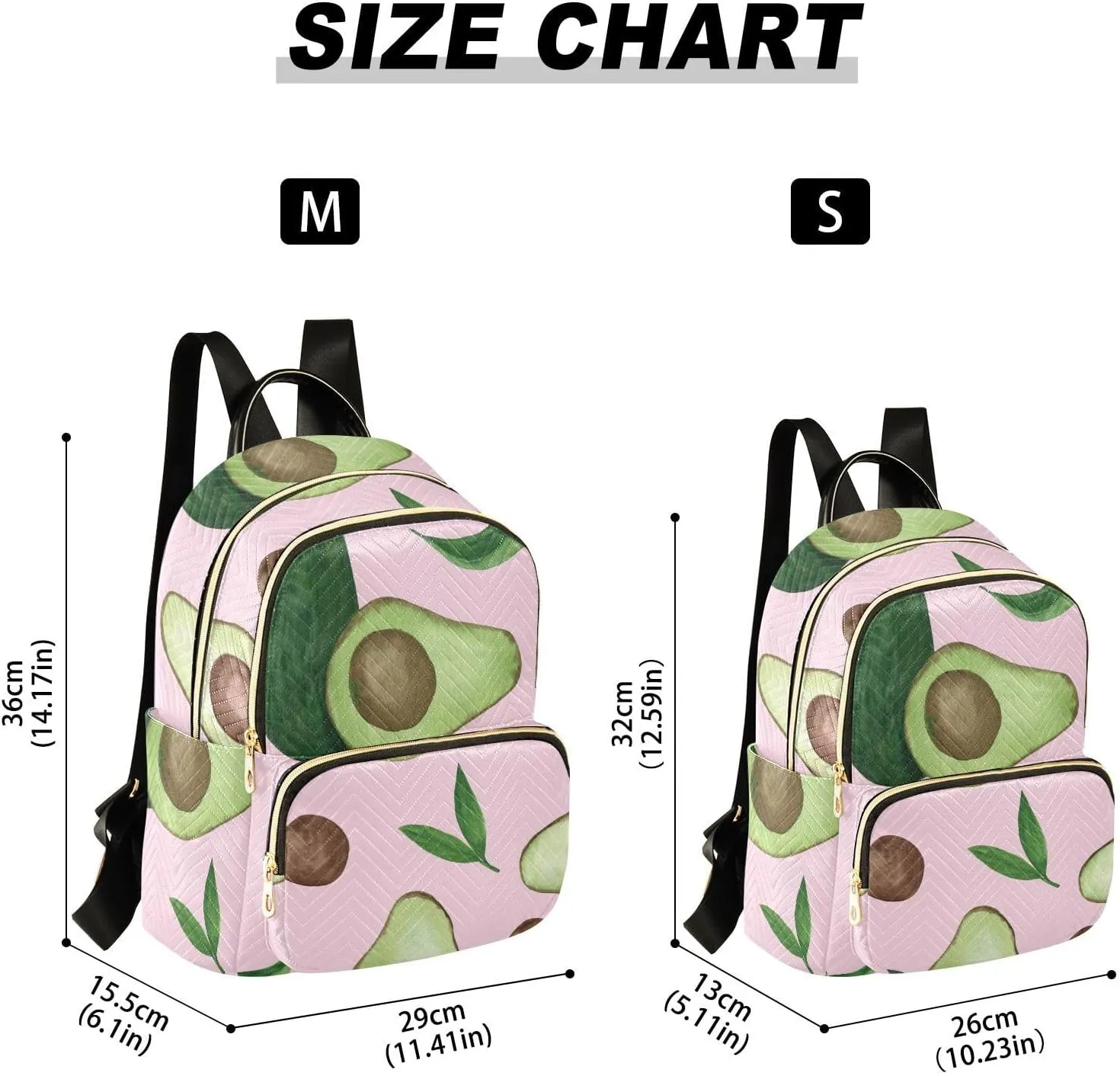 Mini Backpack Quilted Purse for Womens Small Backpack Daypack Avocado Print for Travel Daily Outing,Multi10