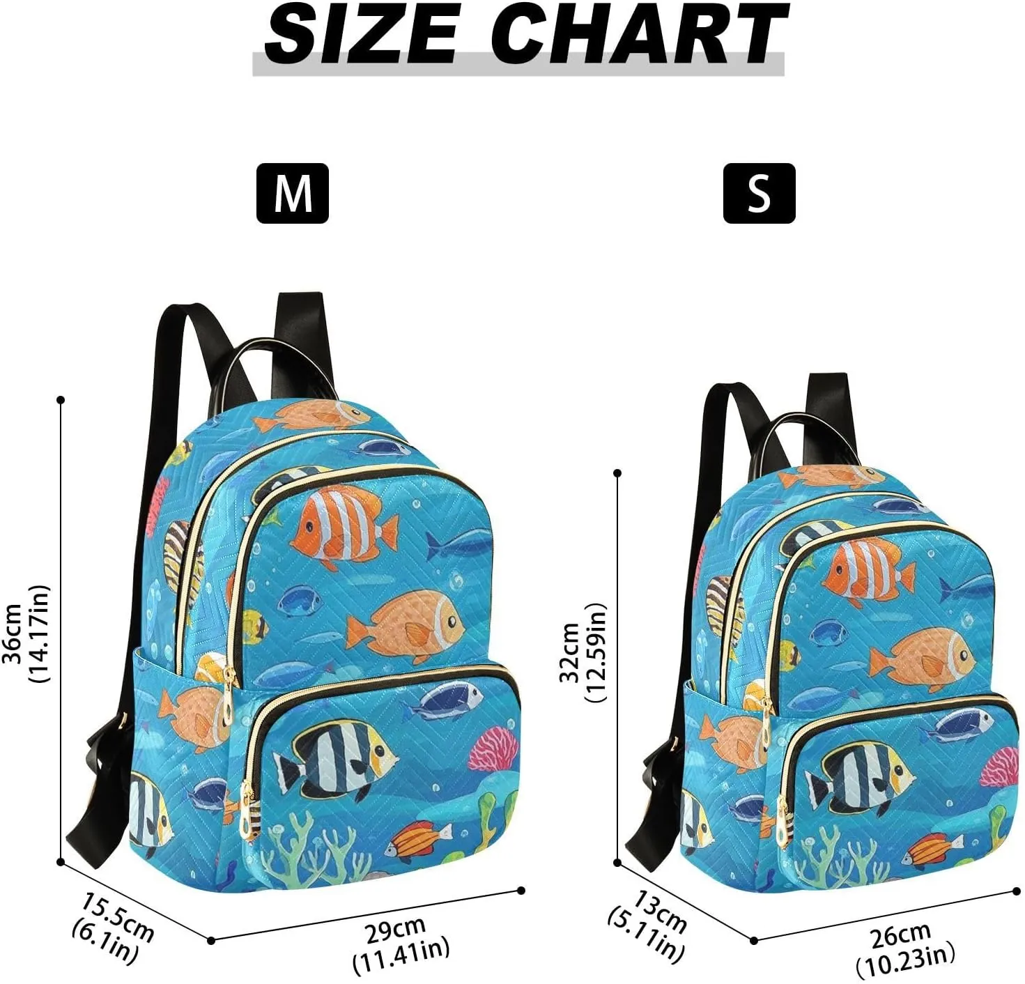 Mini Backpack Quilted Purse for Womens Small Backpack Daypack Coral Design for Travel Daily Work,Multi2