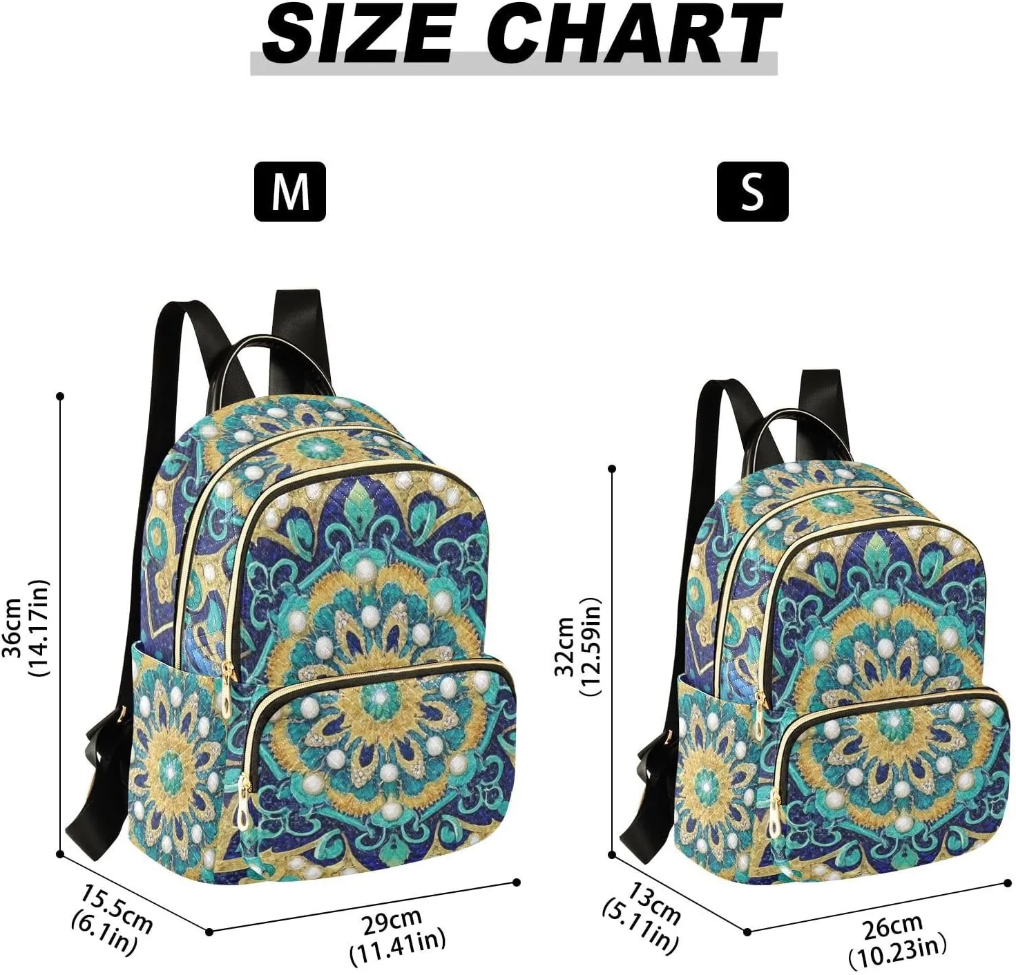 Mini Backpack Quilted Purse for Womens Small Backpack Daypack Embroider Print for Travel Daily Work,Multi11