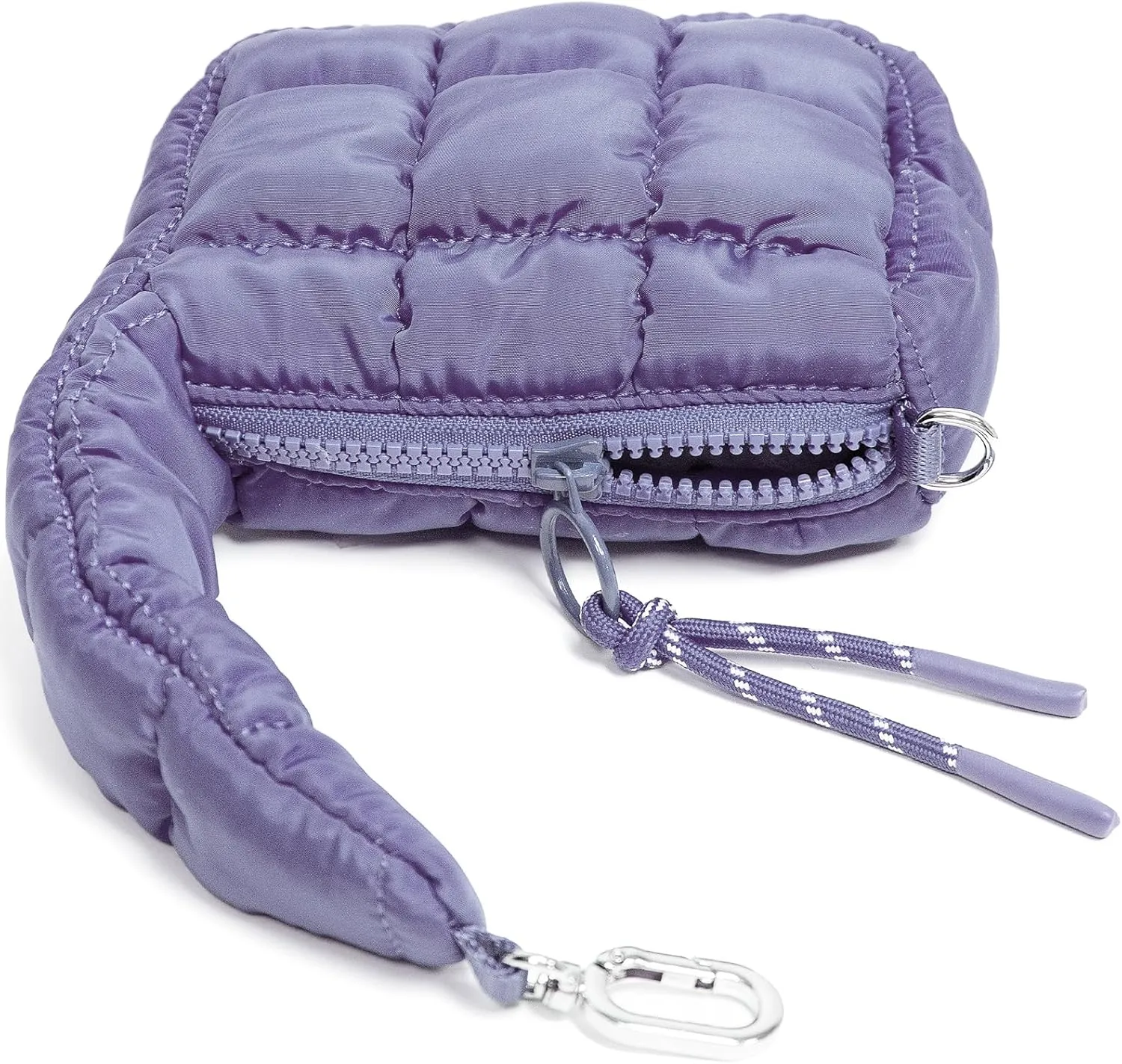Mini Quilted Wristlet Bag for Women, Puffer Handbags,Evening Bags,Charm Lipstick Bag,Cute bag Charm for Gift