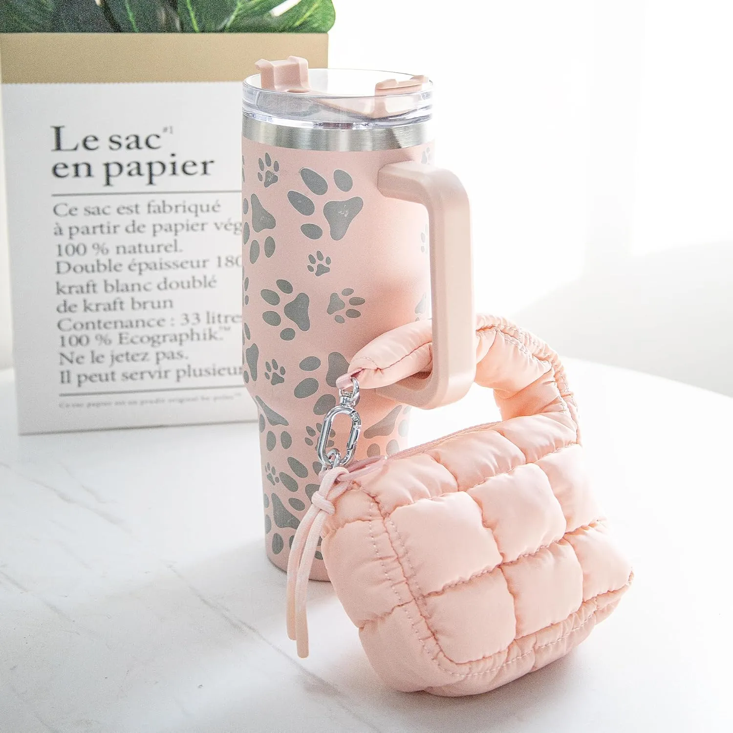Mini Quilted Wristlet Bag for Women, Puffer Handbags,Evening Bags,Charm Lipstick Bag,Cute bag Charm for Gift