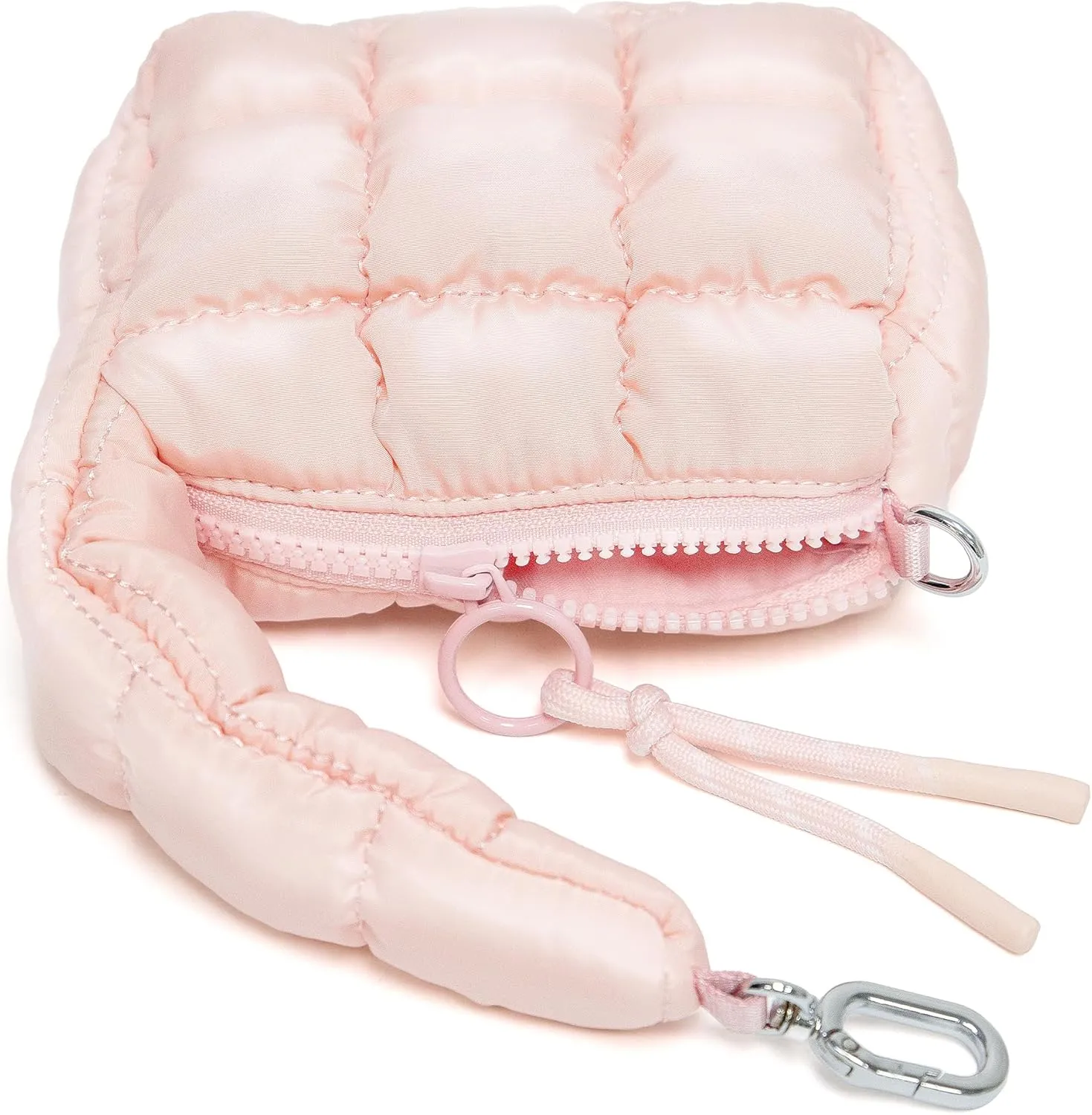 Mini Quilted Wristlet Bag for Women, Puffer Handbags,Evening Bags,Charm Lipstick Bag,Cute bag Charm for Gift