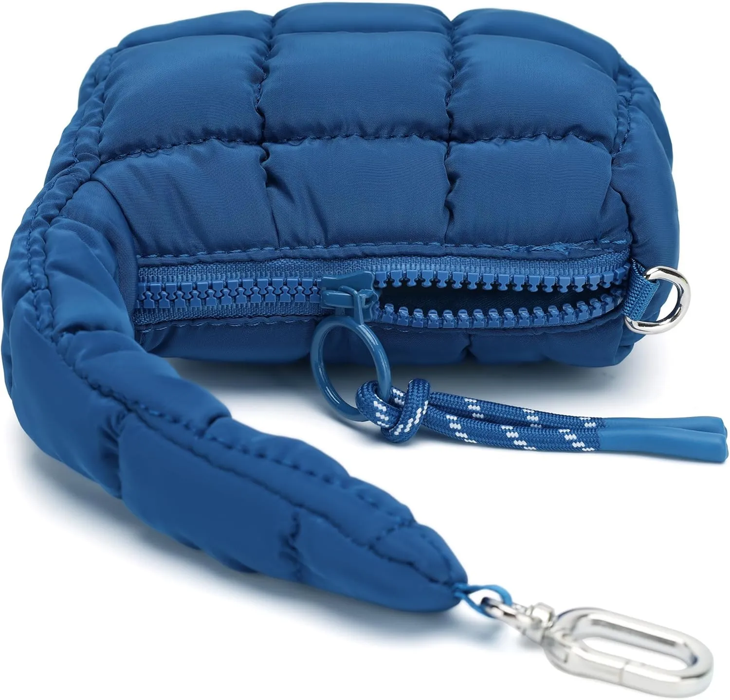 Mini Quilted Wristlet Bag for Women, Puffer Handbags,Evening Bags,Charm Lipstick Bag,Cute bag Charm for Gift