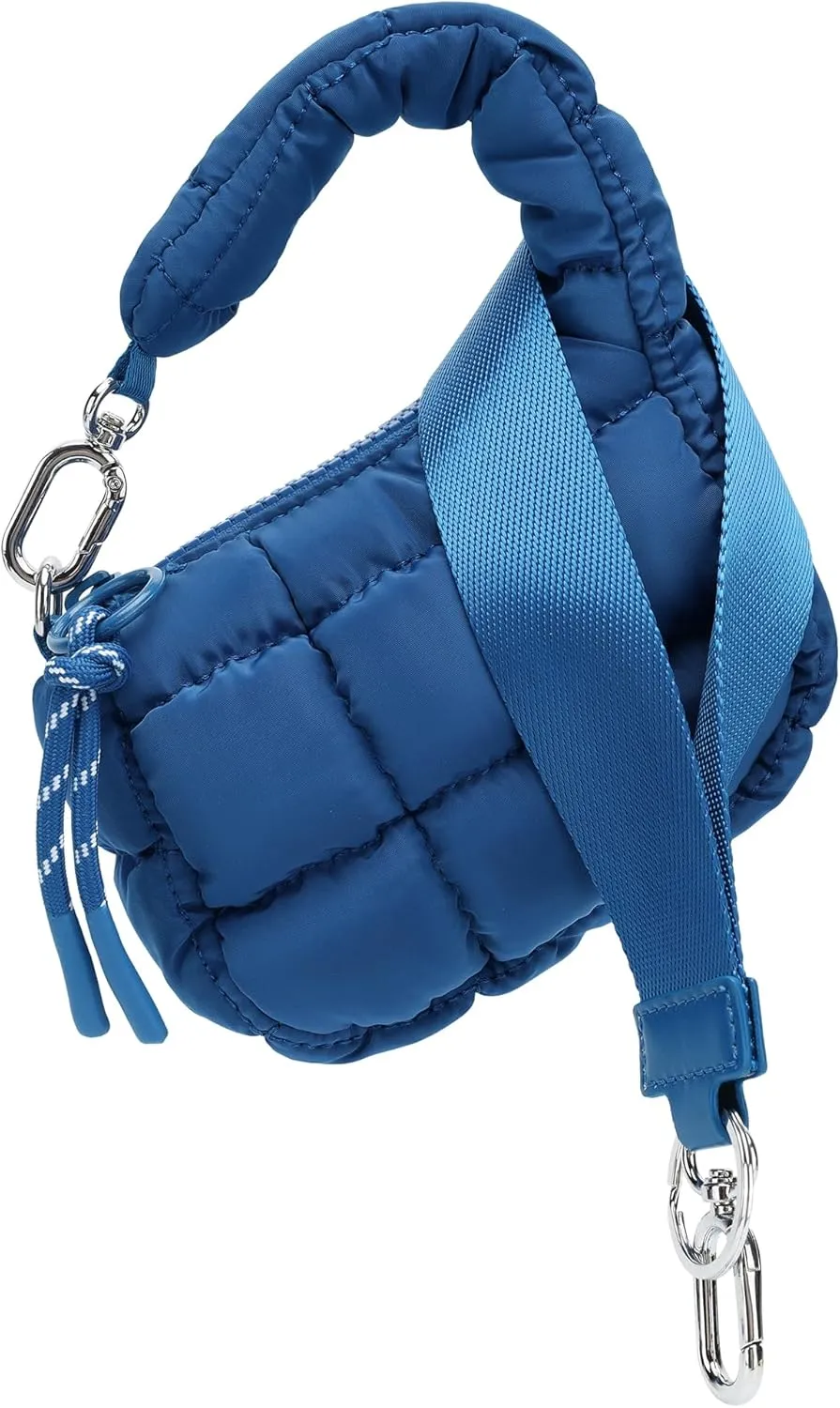 Mini Quilted Wristlet Bag for Women, Puffer Handbags,Evening Bags,Charm Lipstick Bag,Cute bag Charm for Gift