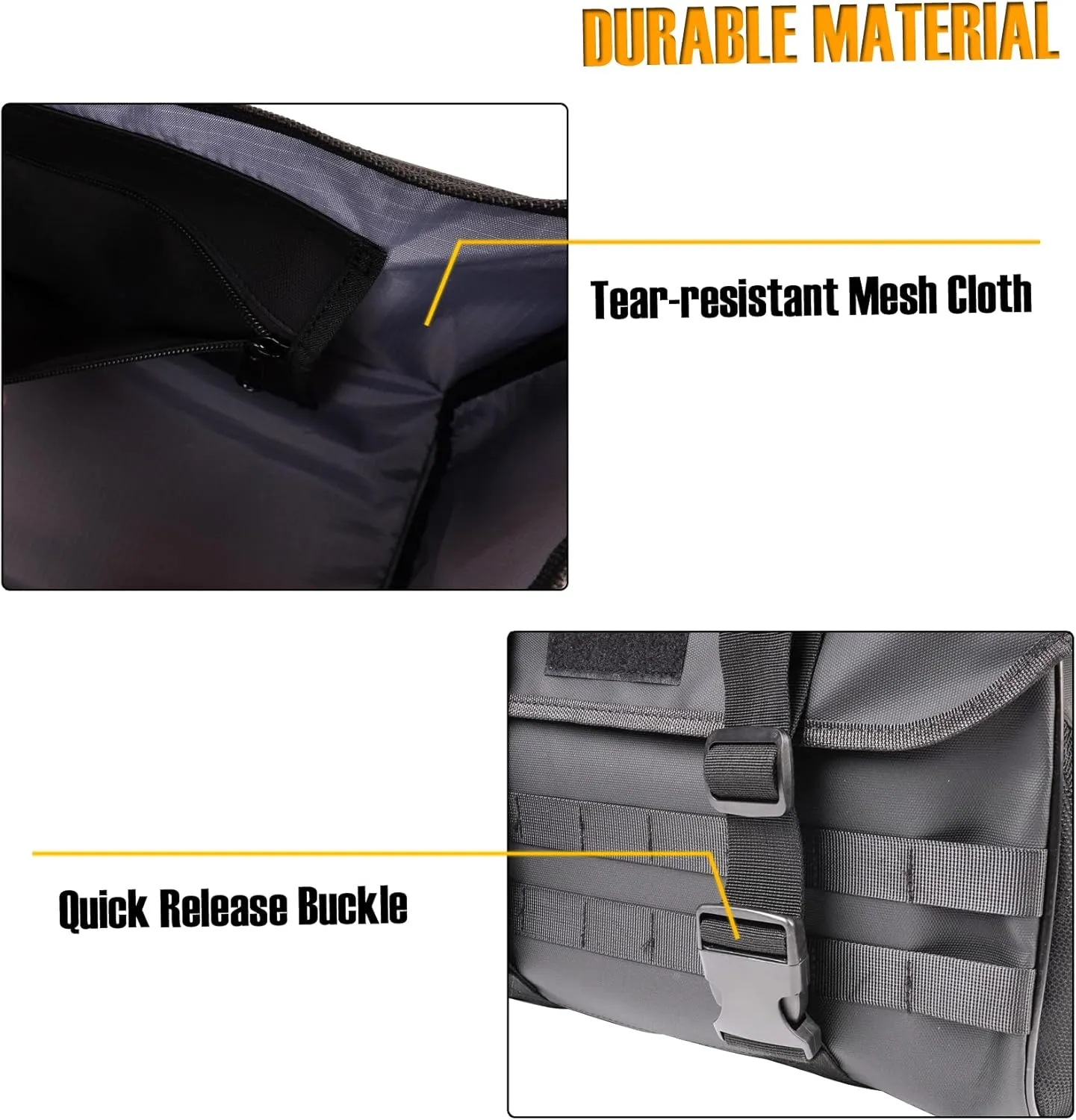 Motorcycle Saddlebags, Travel Luggage Bag Rear Tail Bag Motorbike Side Bag Storage Bag fit for most Adventures Sports Bike Softail Dyna
