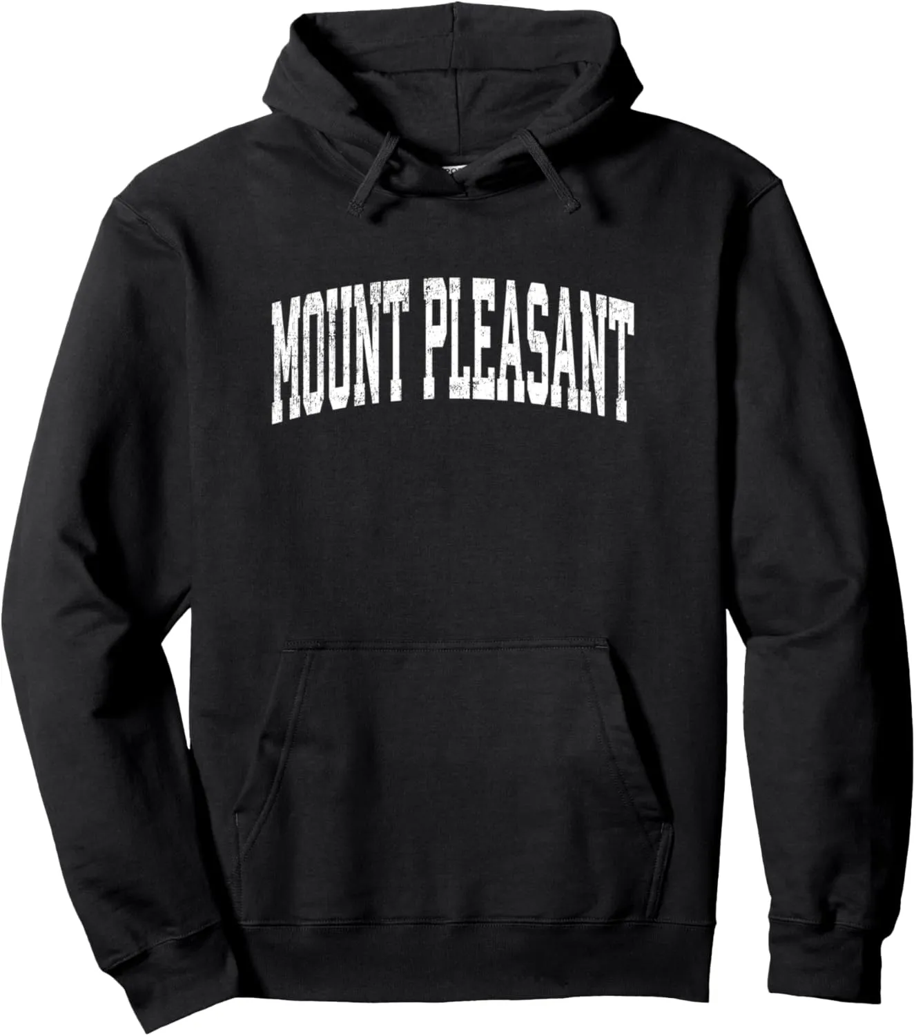Mount Pleasant South Carolina SC Vintage Athletic Sports Pin Pullover Hoodie
