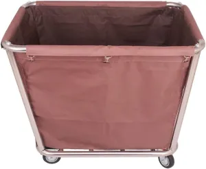 Movable Hand Trucks Trolleys, Household Serving Cart Heavy-Duty Rolling Laundry Sorter Cart with Movable Bags Silenters, Multifunction Hotel Service Trolley/Blue/90X65X80,Coffee-90X65X80Cm