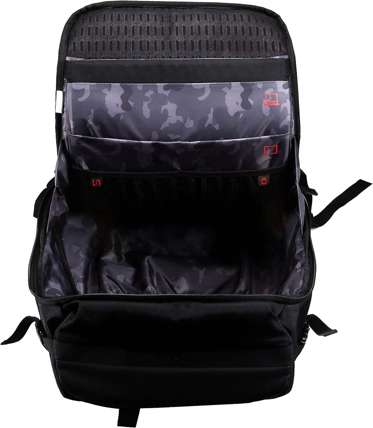 MSI Urban Raider Gaming Laptop Backpack, Quick Access, Padded Mesh, Lightweight Polyester Exterior, Fits Up to 17" Laptop, Water Repelent IPX-2, Medium