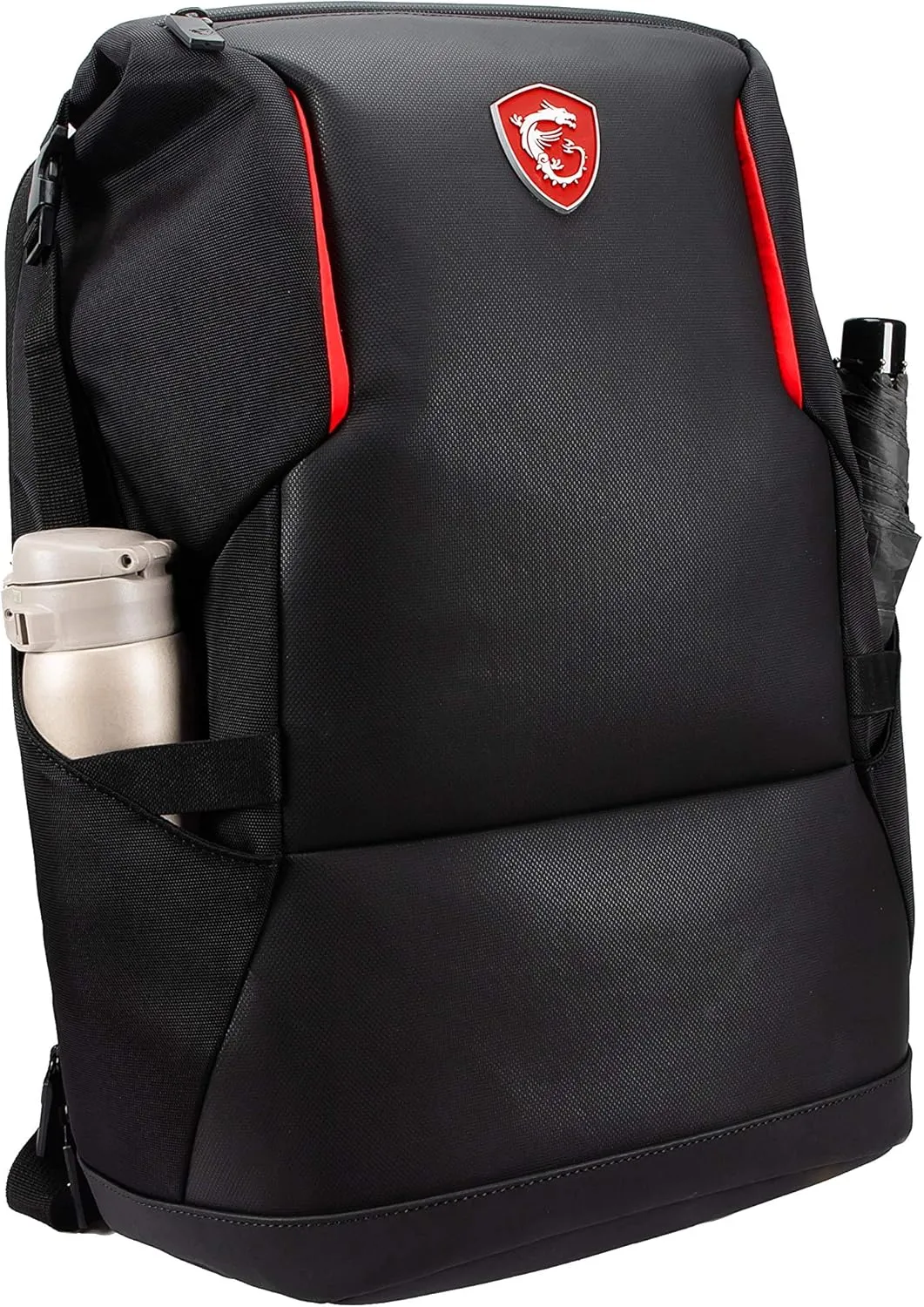 MSI Urban Raider Gaming Laptop Backpack, Quick Access, Padded Mesh, Lightweight Polyester Exterior, Fits Up to 17" Laptop, Water Repelent IPX-2, Medium