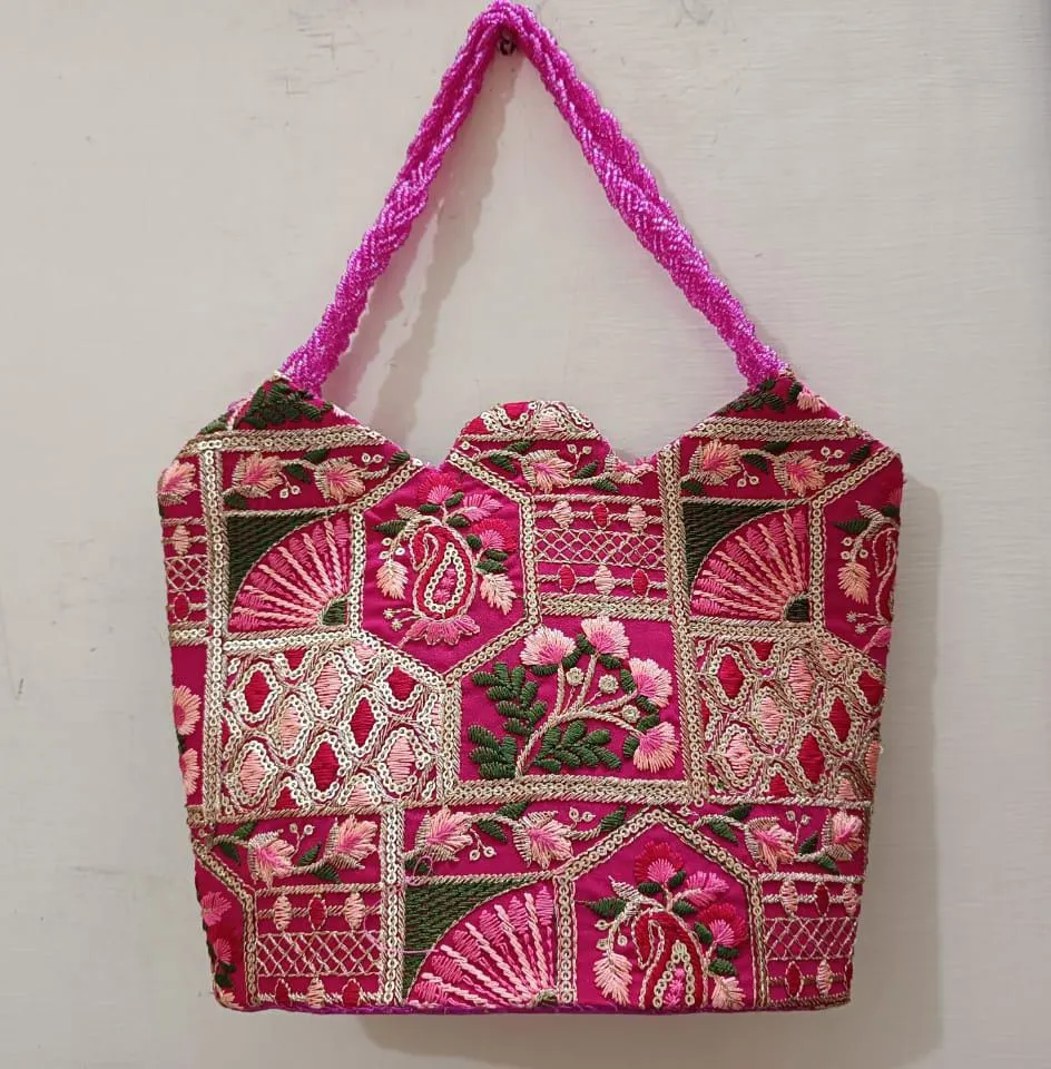 Multicolour stylish casual women trendy shopping bag