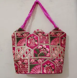 Multicolour stylish casual women trendy shopping bag