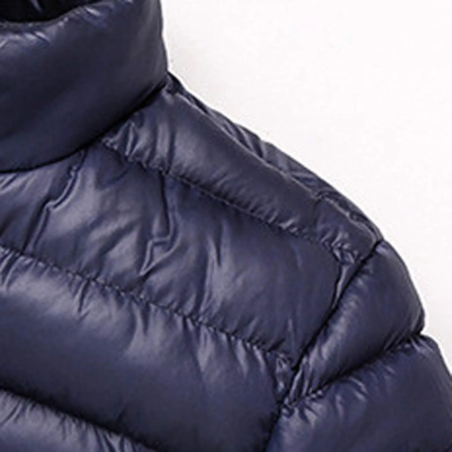 Muscularfit Fashion Jackets for Men Winter Warm Quilted Windproof Coats Casual Full Zip Stand Collar Jackets With Zip Pockets