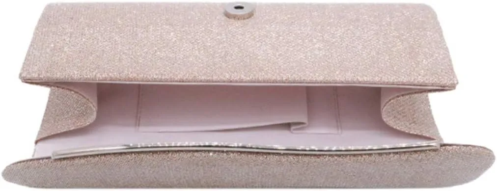 Naimo Flap Dazzling Small Clutch Bag Evening Bag With Detachable Chain