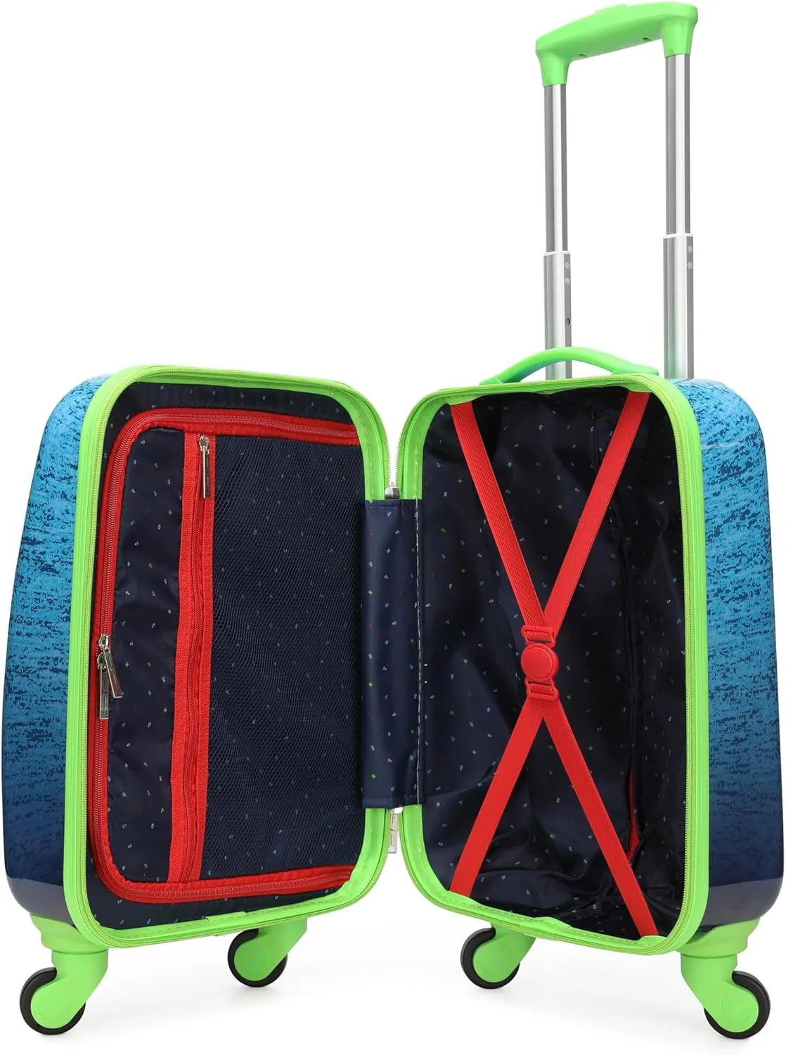 NAUTICA Kids Luggage - 18" Airline Approved Rolling Hardside Upright Carry-on Suitcase with Wheels (Submarine Journey)