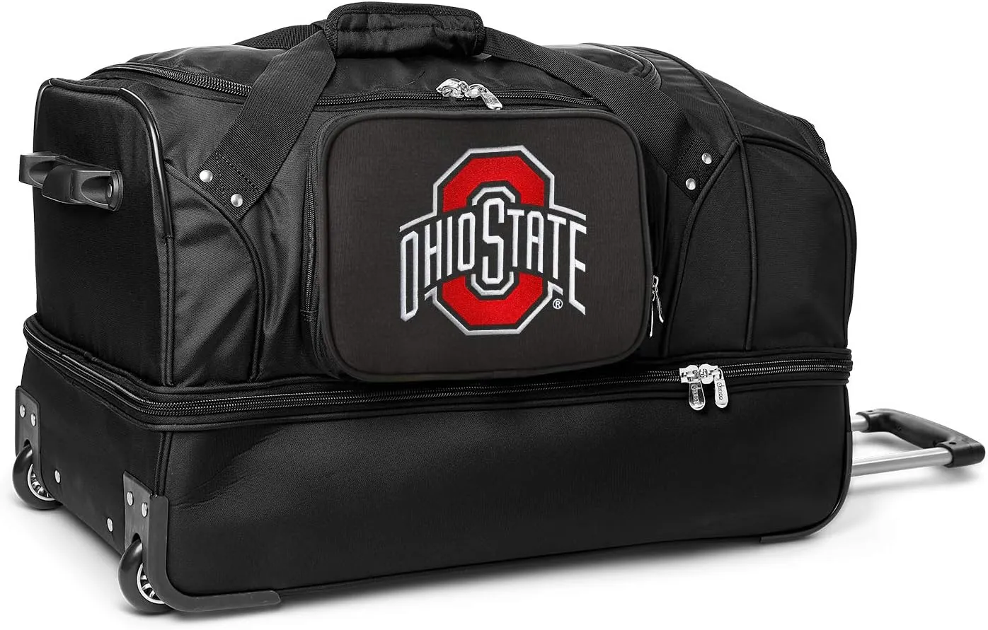 NCAA Ohio State Buckeyes Rolling Drop-Bottom Duffel Bag