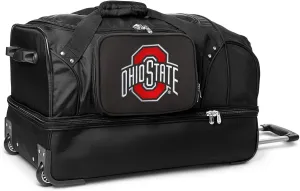 NCAA Ohio State Buckeyes Rolling Drop-Bottom Duffel Bag