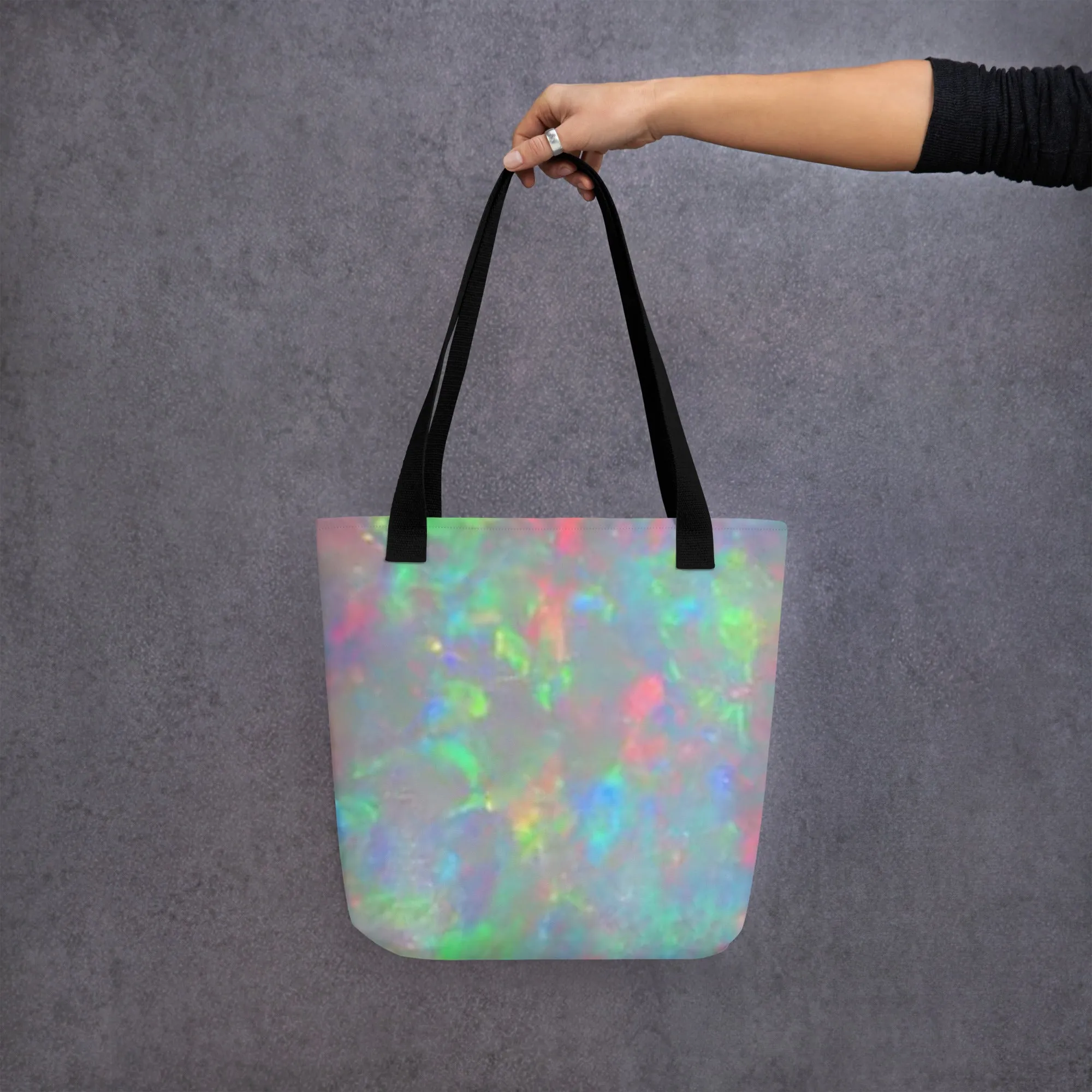 Neon Gray Matter All Over Print Tote Bag