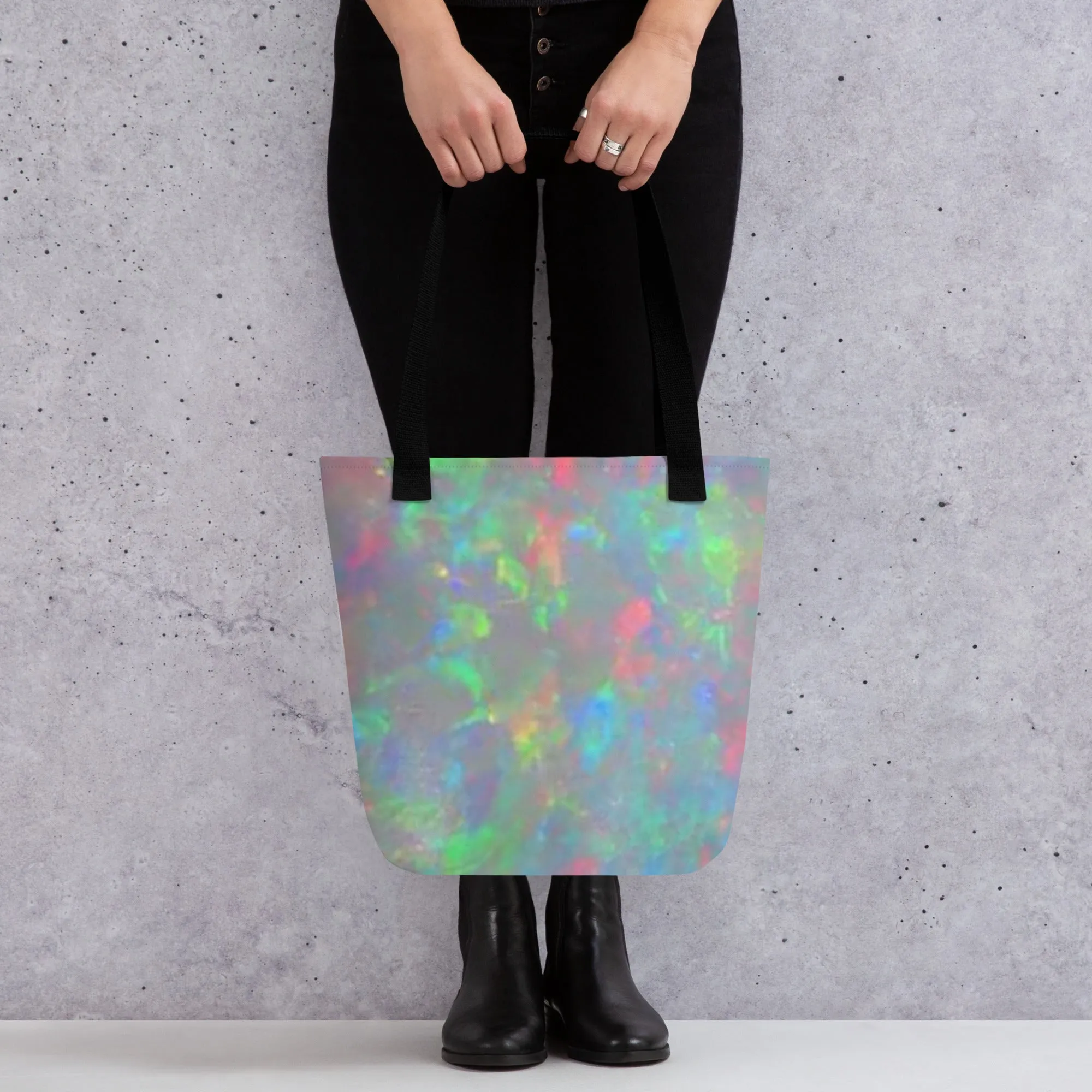 Neon Gray Matter All Over Print Tote Bag