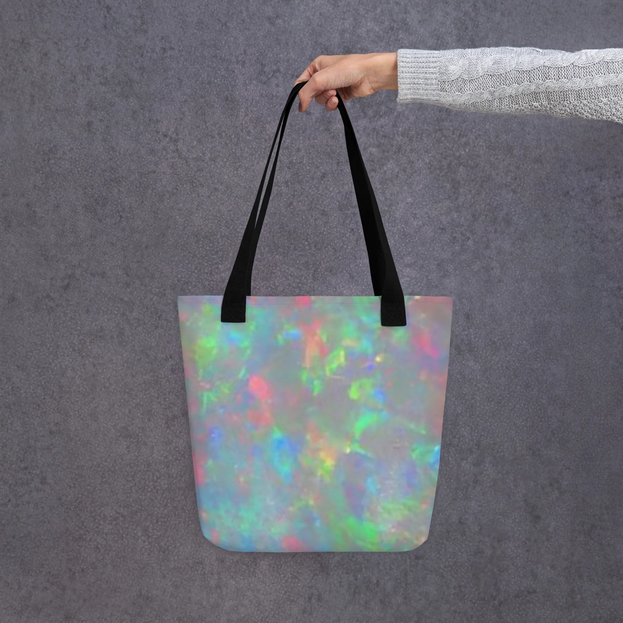 Neon Gray Matter All Over Print Tote Bag