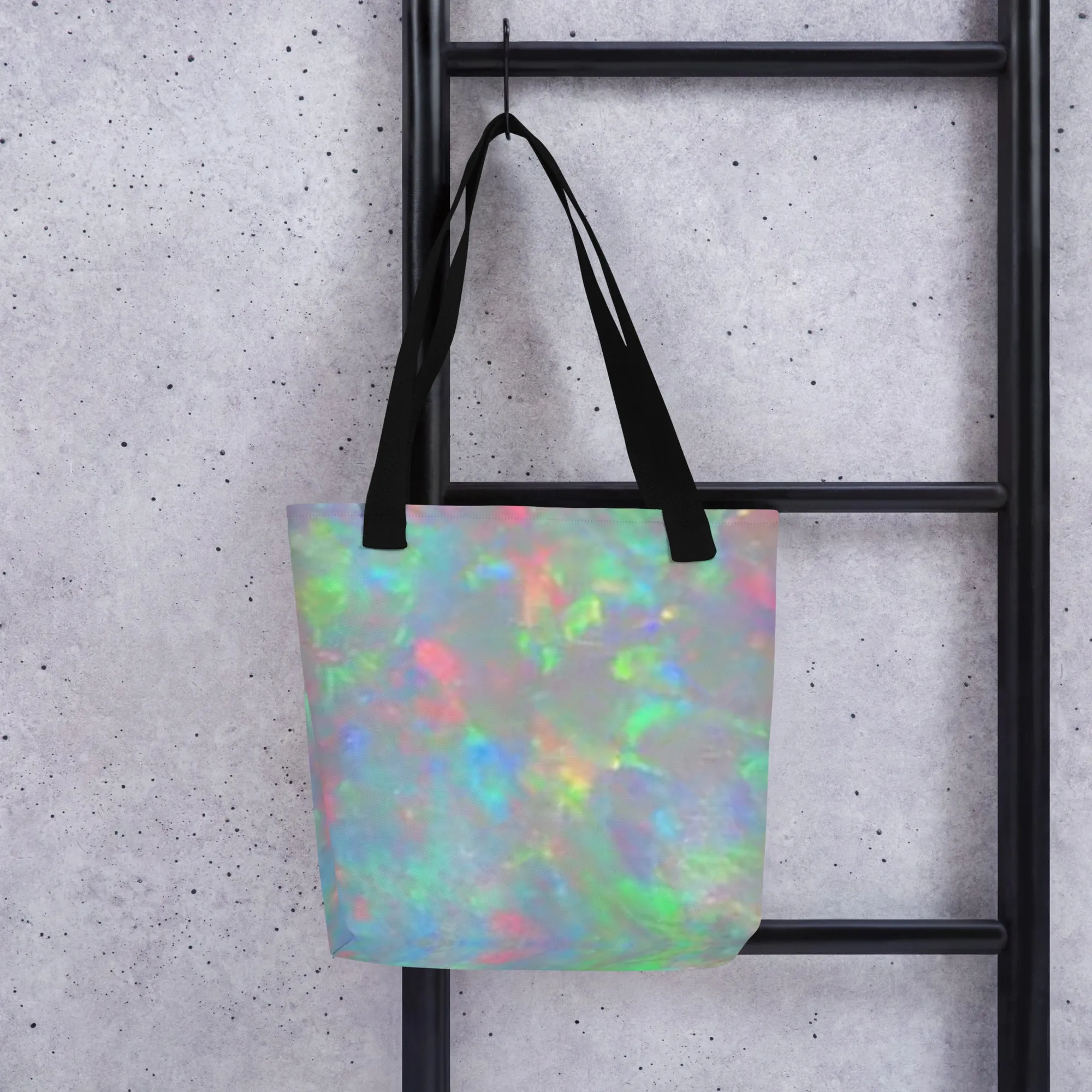 Neon Gray Matter All Over Print Tote Bag