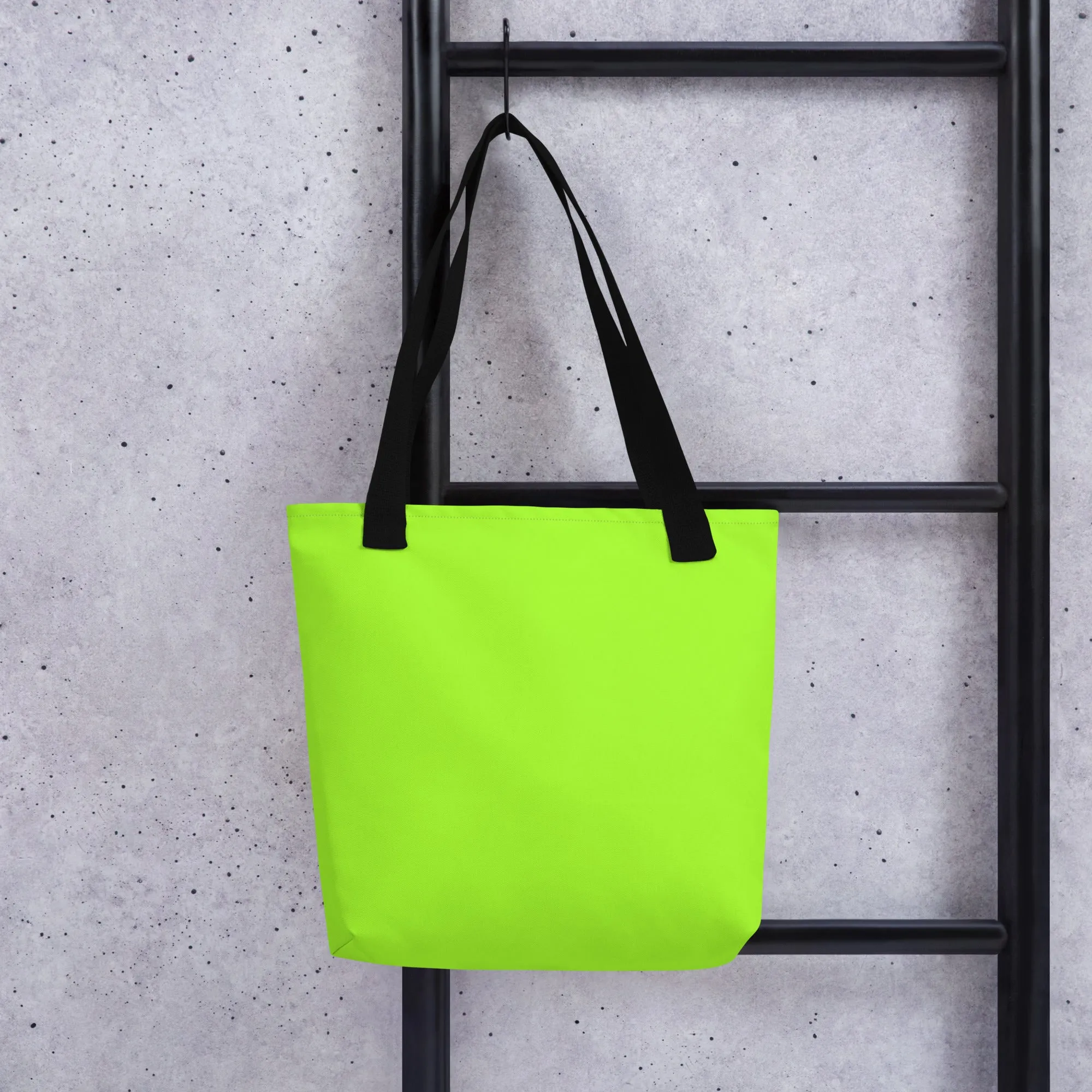 Neon Green Tote Bag